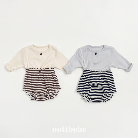 韓國童裝 | OT25355 Baby Top and Bottom Set
