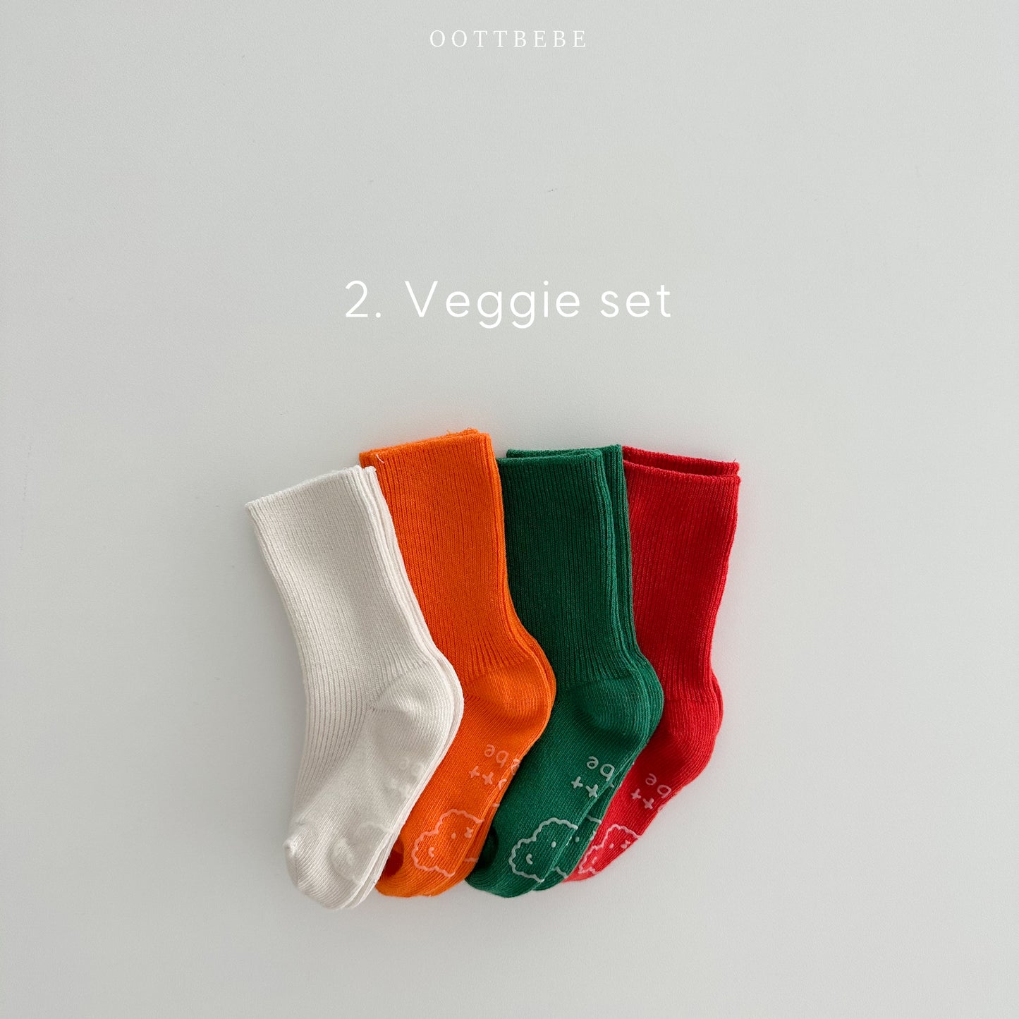韓國童裝 | OT25108 Rainbow Socks Set
