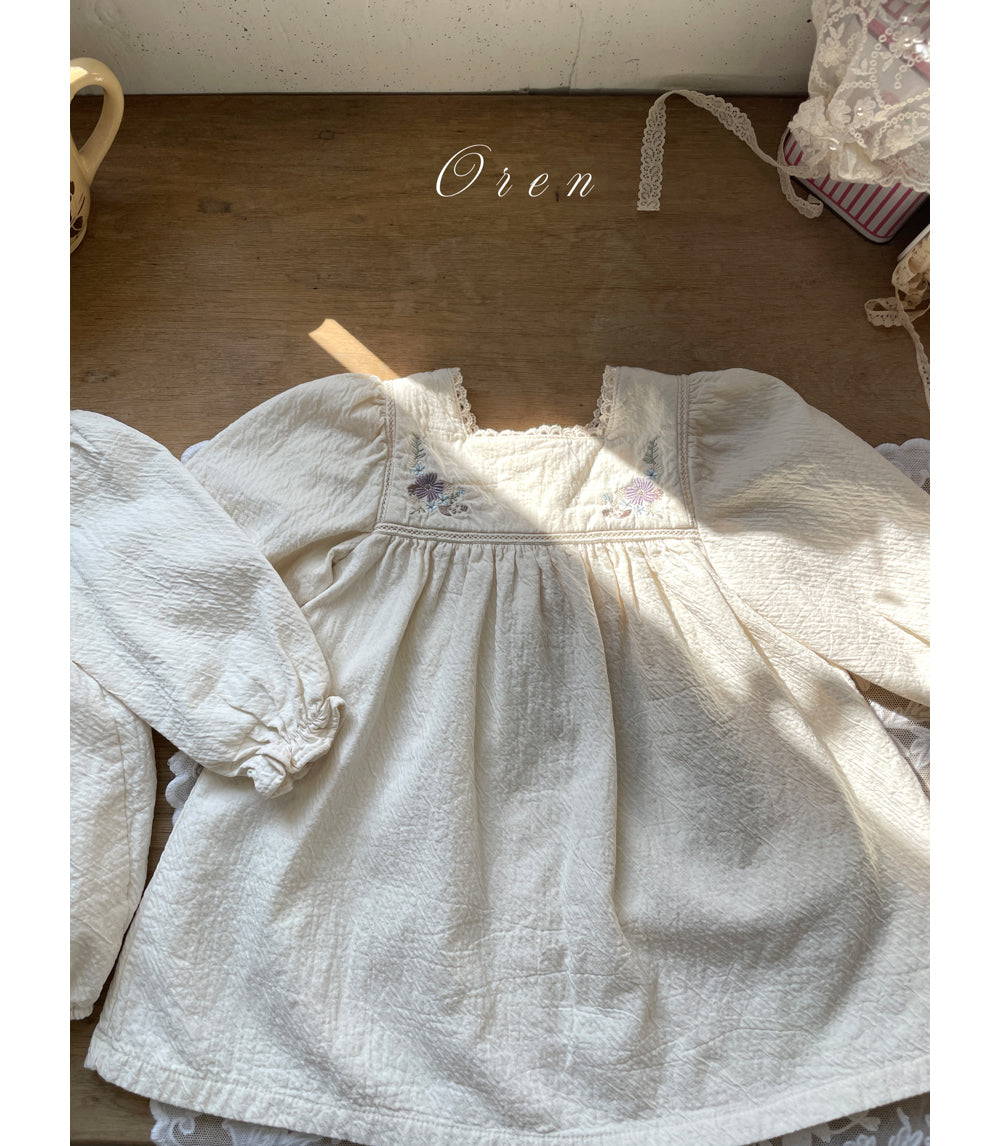 韓國童裝 26春 |  OR72 Emma Dress (85~120cm)