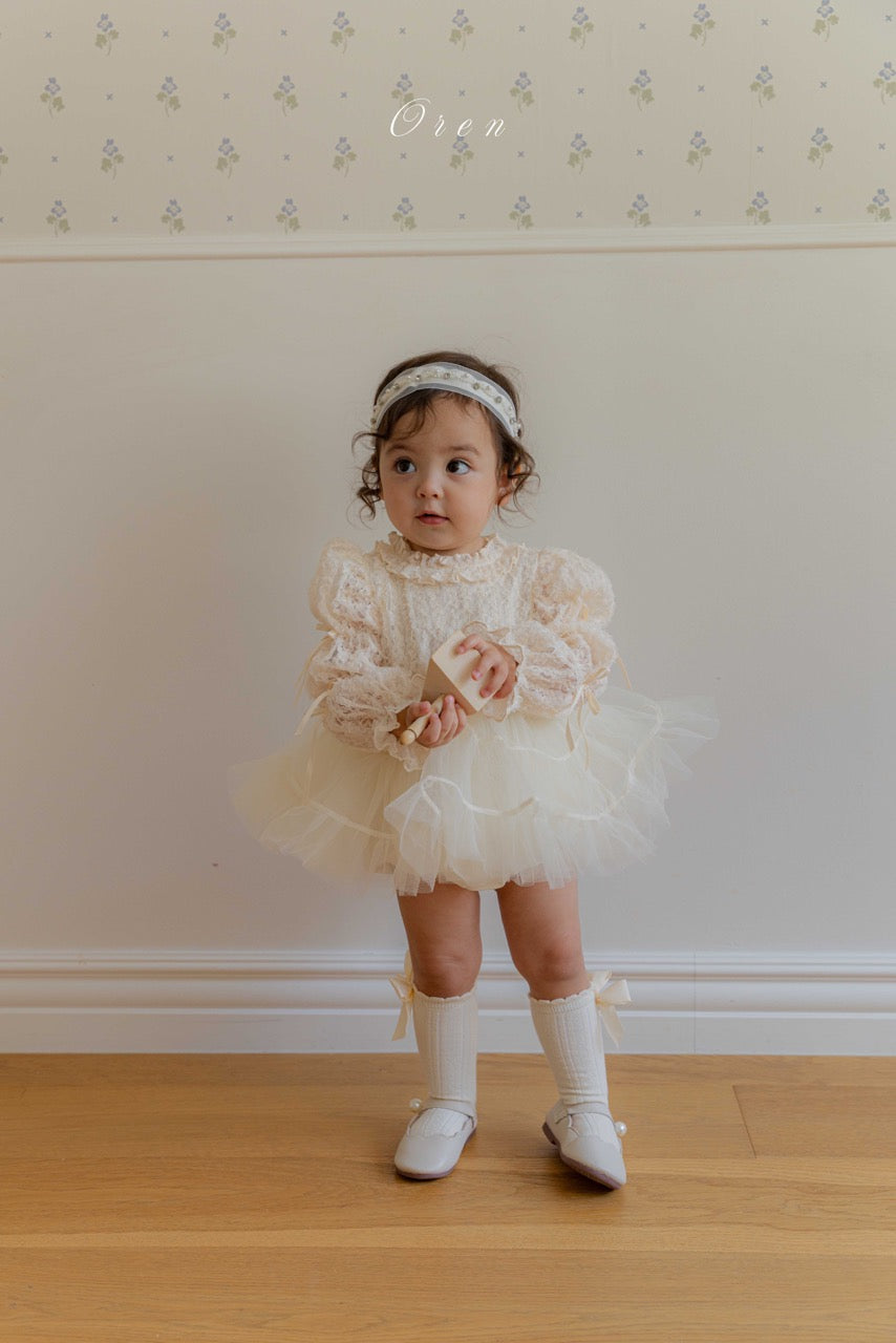 韓國童裝 26秋| OR41 Velorin Bling Baby Suit 包屁衣 (80-90)