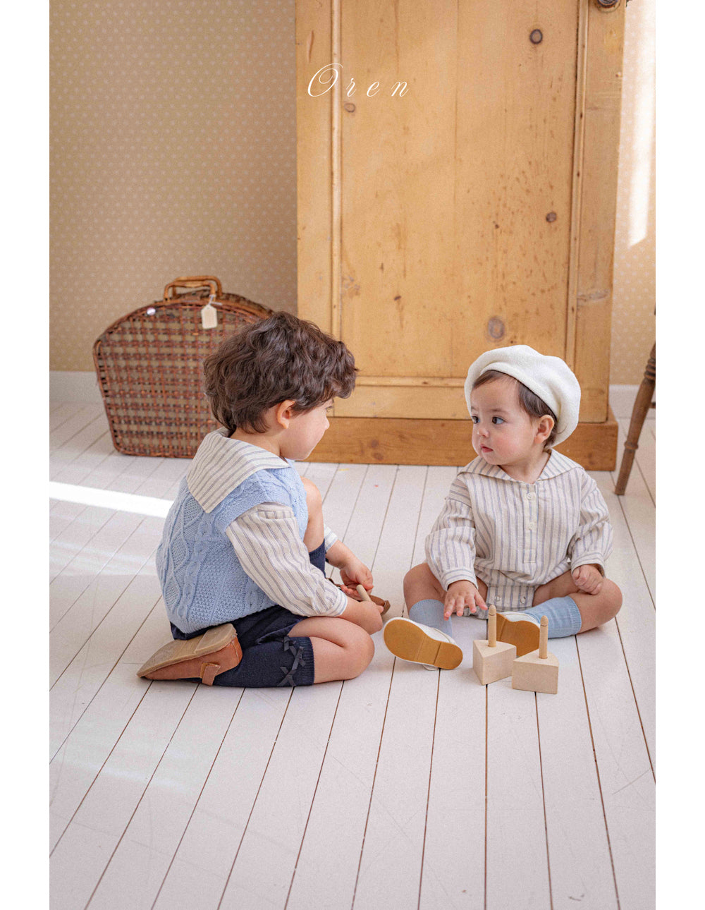 韓國童裝 26春 |  OR69 Knit Vest (85~120cm)