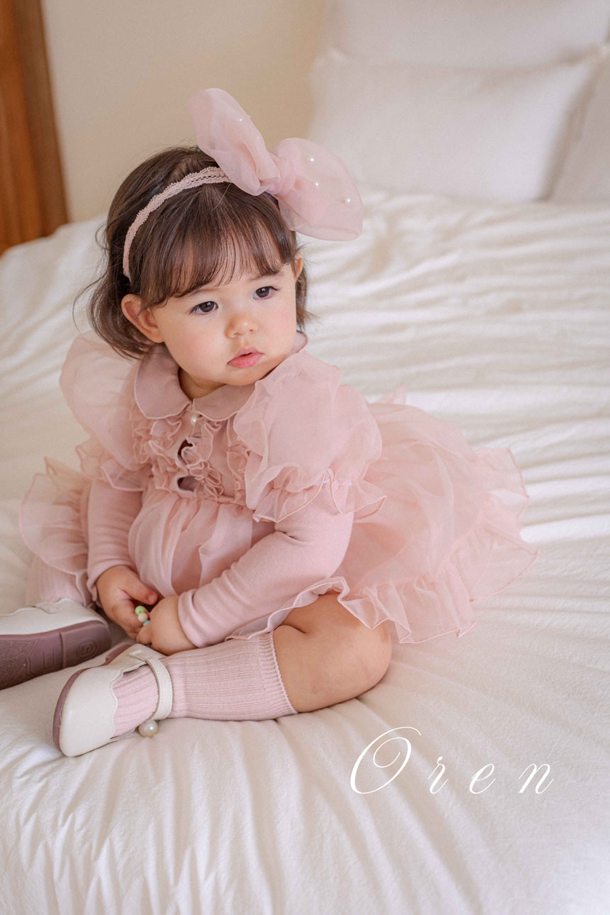 現貨▷ 韓國童裝 25秋 | OR25365 Eloise Organza Suit
