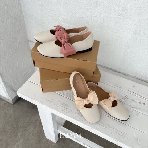 只限一團) 最美最舒服 Ribbon Flat Shoes  親子裝限量接受預訂 [日本直送] /日本團購