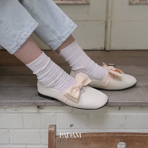 只限一團) 最美最舒服 Ribbon Flat Shoes  親子裝限量接受預訂 [日本直送] /日本團購