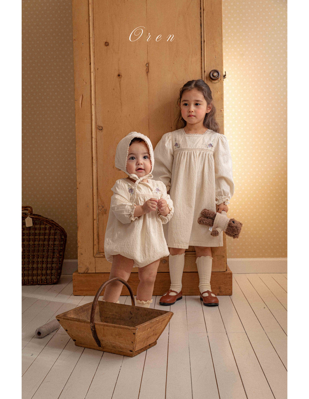 韓國童裝 26春 |  OR72 Emma Dress (85~120cm)