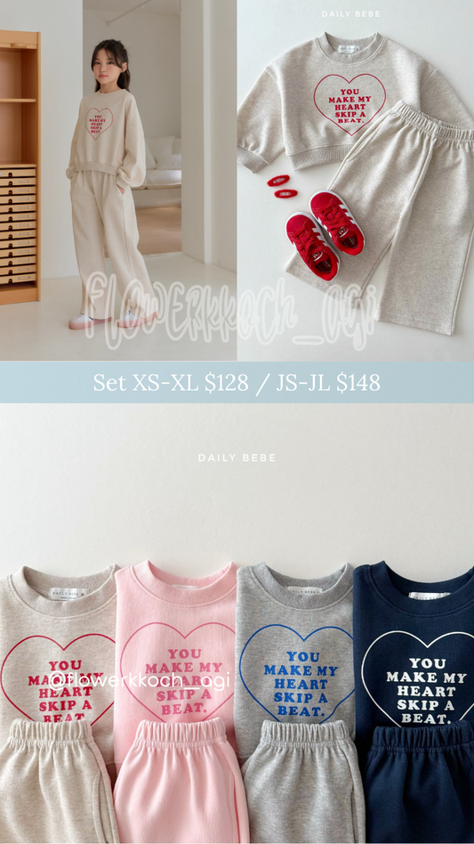 花花谷限定 25秋 | DB25305 Heart Skip Set