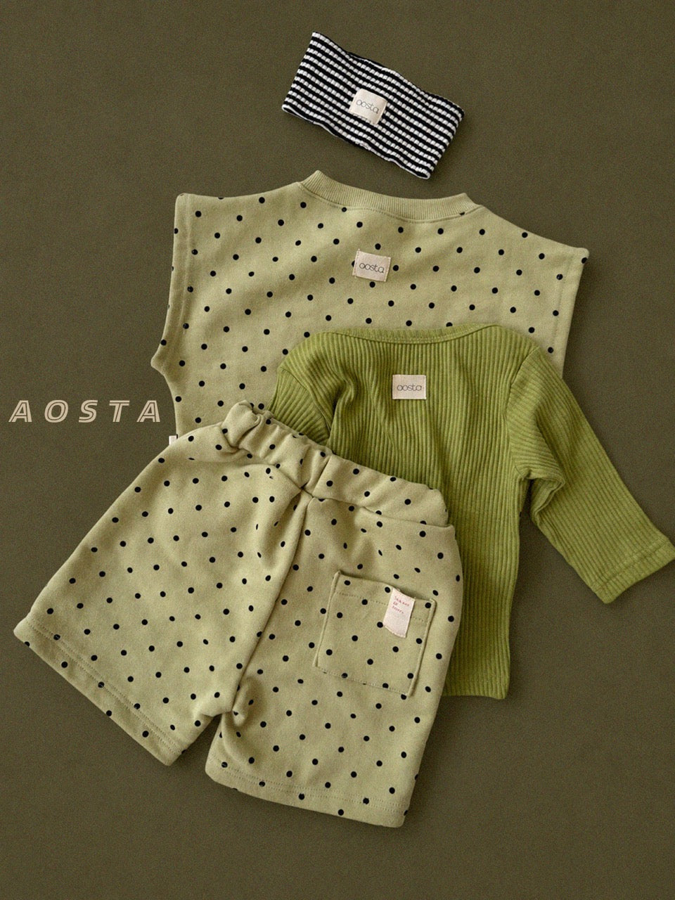 韓國童裝 26秋| AO12 Dot Tongtong Pants 褲子 (70-110)