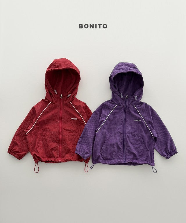 韓國童裝 26秋| BT15 Check String Windbreaker 外套 (80-140)
