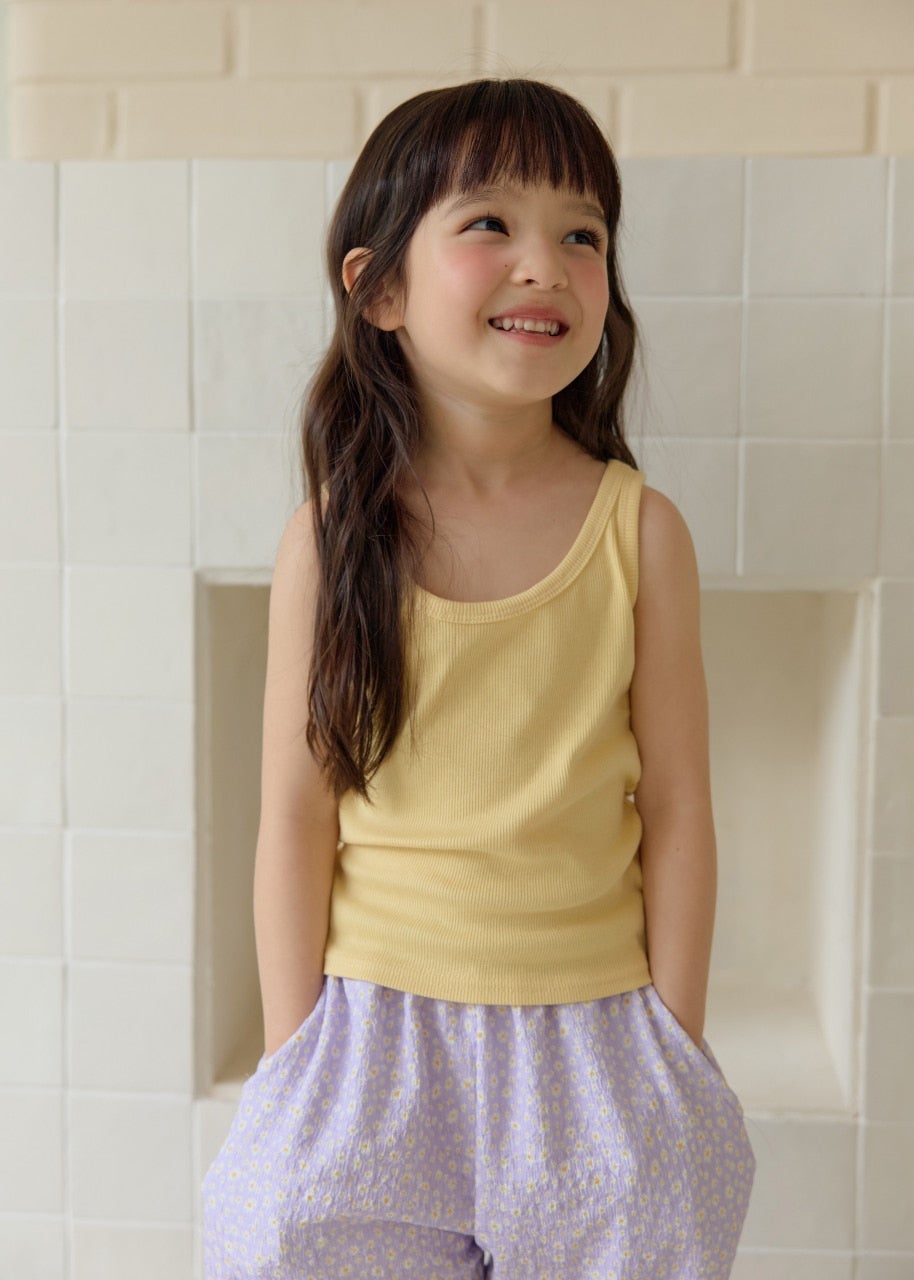 韓國童裝 26夏| DD31 Flower Aircon Pants (75-140cm)