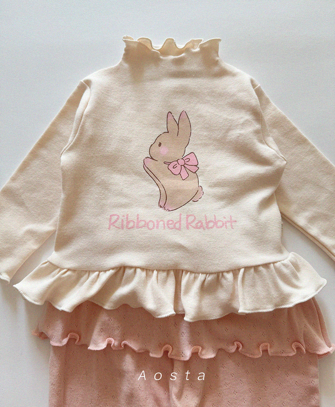 韓國童裝 26春 | AO26116 Rabbit Blouse