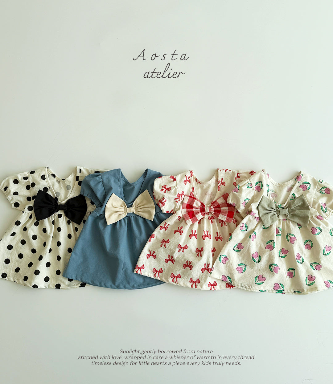 韓國童裝 25夏 | AO25258 SUMMER DRESS