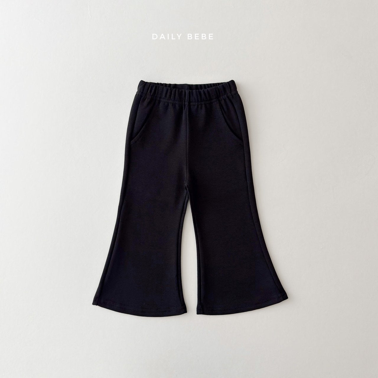 韓國童裝 26春 | DD33 日常微喇叭長褲 (75~140cm)