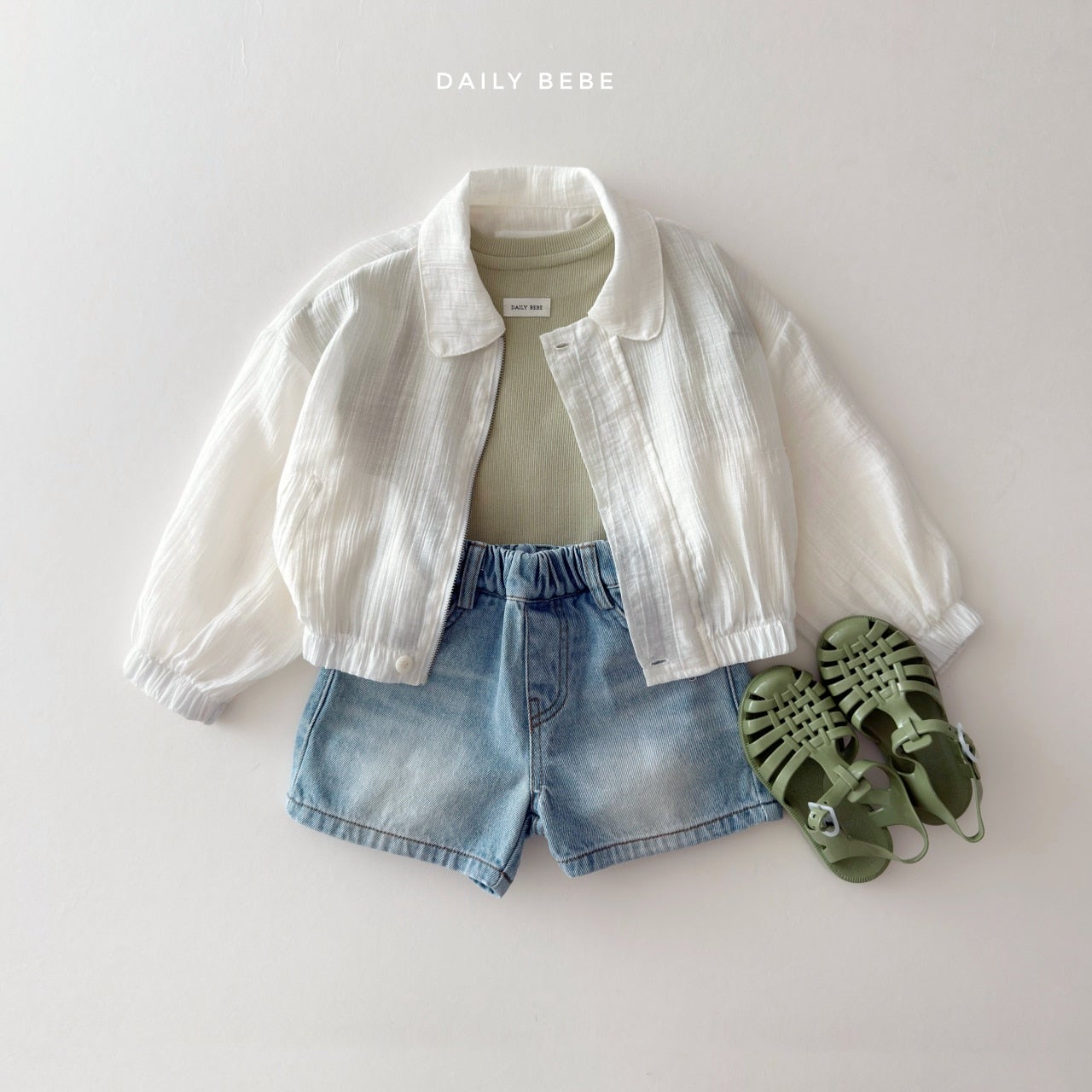 韓國童裝 26夏| DD36 Washing Denim Shorts (75-140cm)