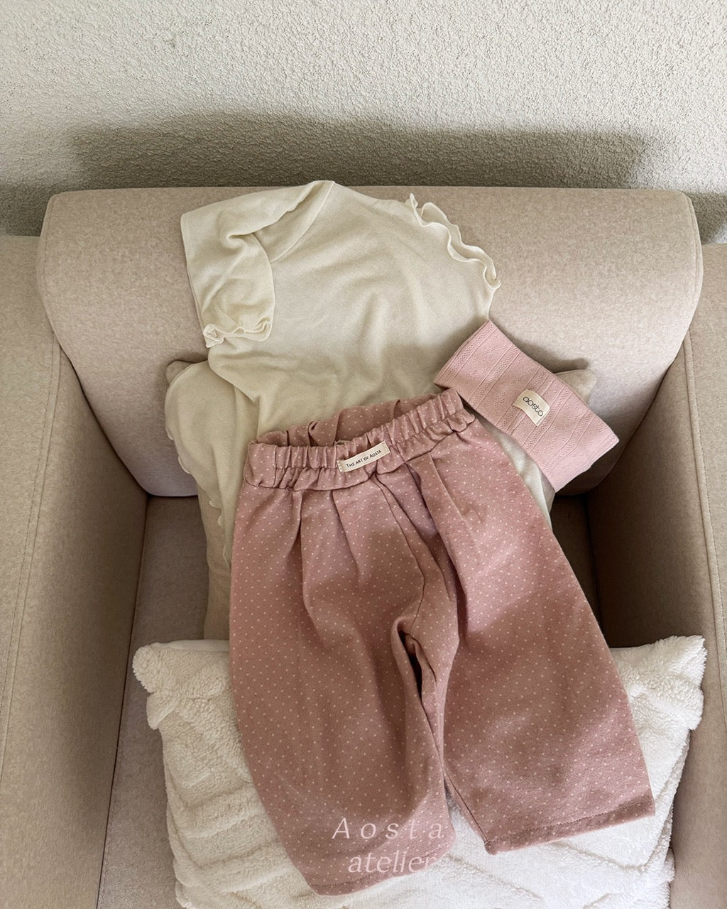 韓國童裝 26秋| AO31 Milk Dot Pants 褲子 (70-110)