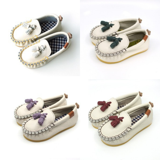 9月團) 韓國手工真皮鞋團  Loafer Creamyellow/creamviolet/creamburgundy/creamgreen