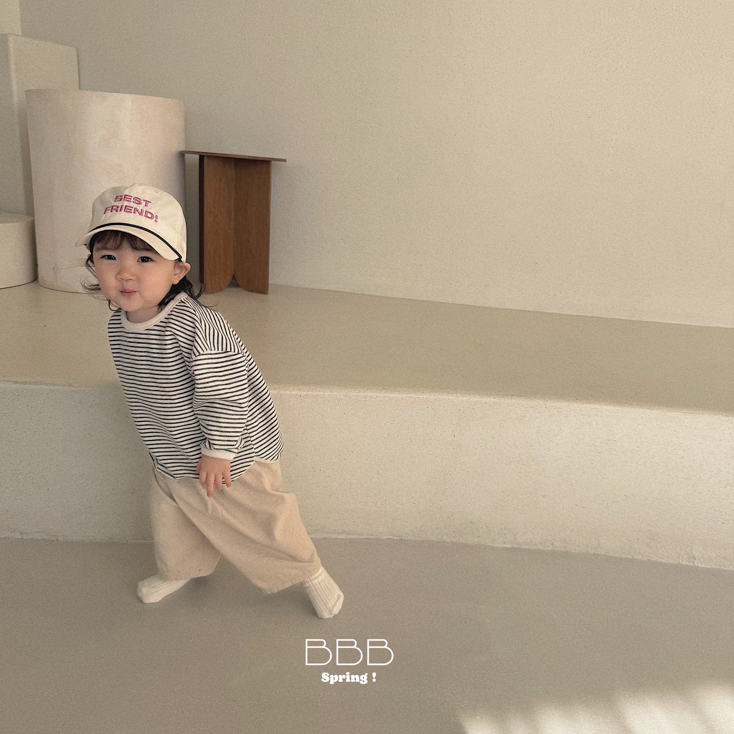 韓國童裝 26春 | BB02 Bangbang Collar T-shirt (70-130cm)