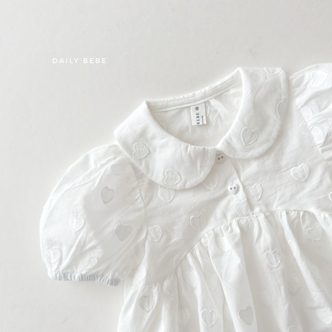 韓國童裝 26夏| DD27 Heart Blanc (75-140cm)