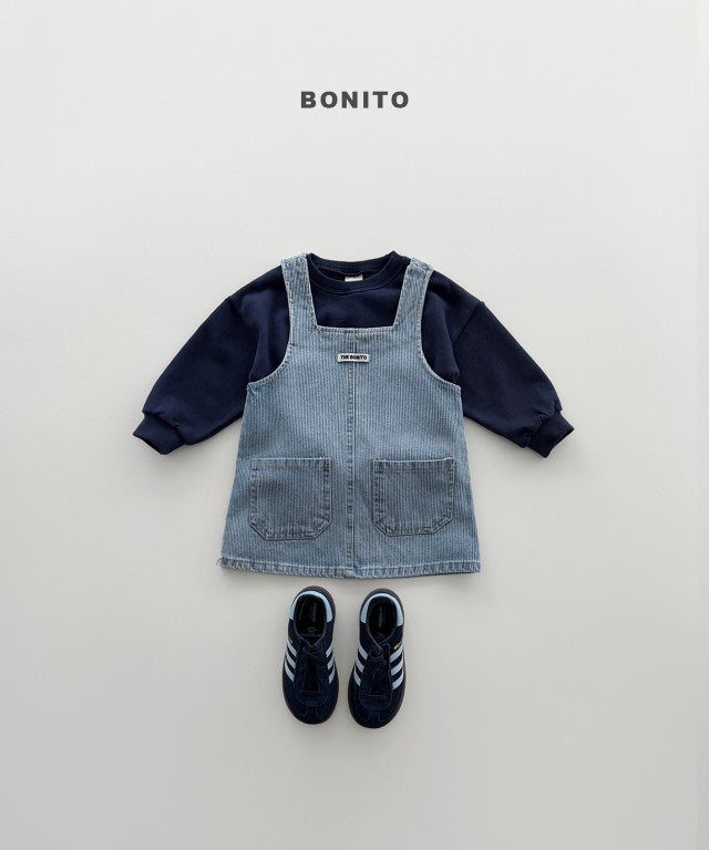 韓國童裝 26秋| BT40 Denim Overall Dress 連身裙 (80-140)