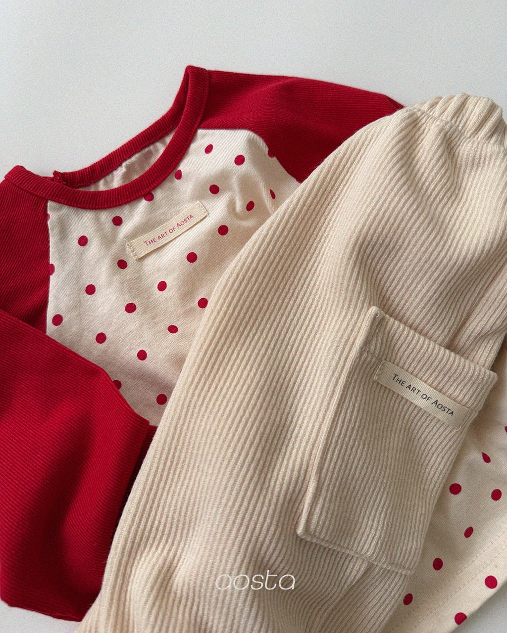 韓國童裝 26秋| AO11 Dot Raglan T 上衣 (70-110)
