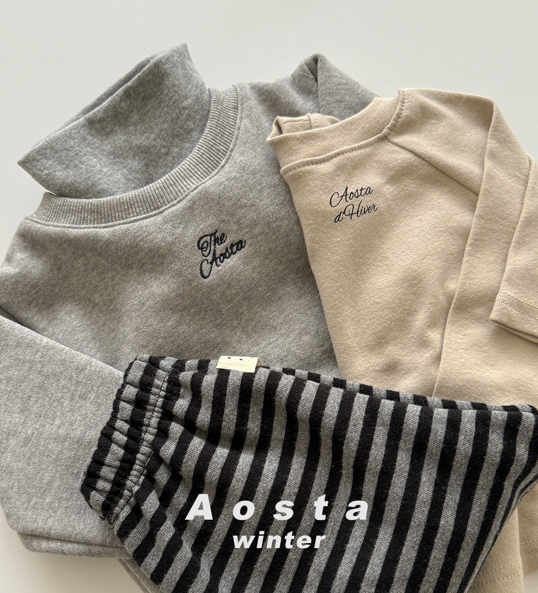 韓國童裝 25秋冬 | AO25451 Text Tee