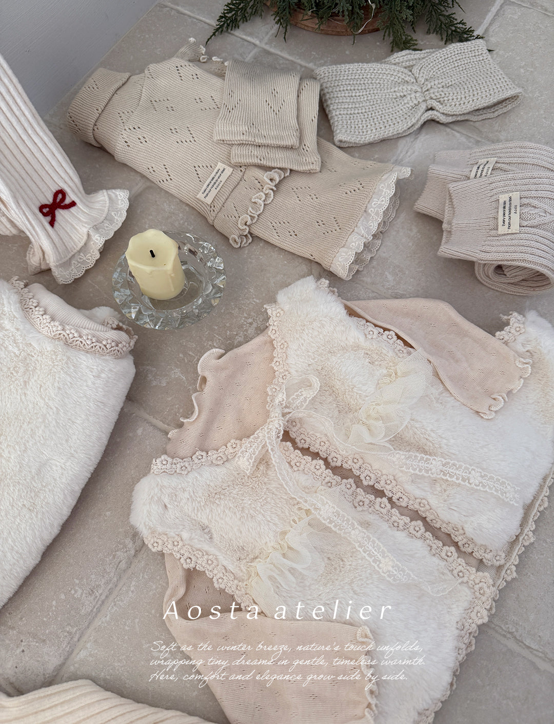 韓國童裝 25秋冬 | AO25460 Open Vest