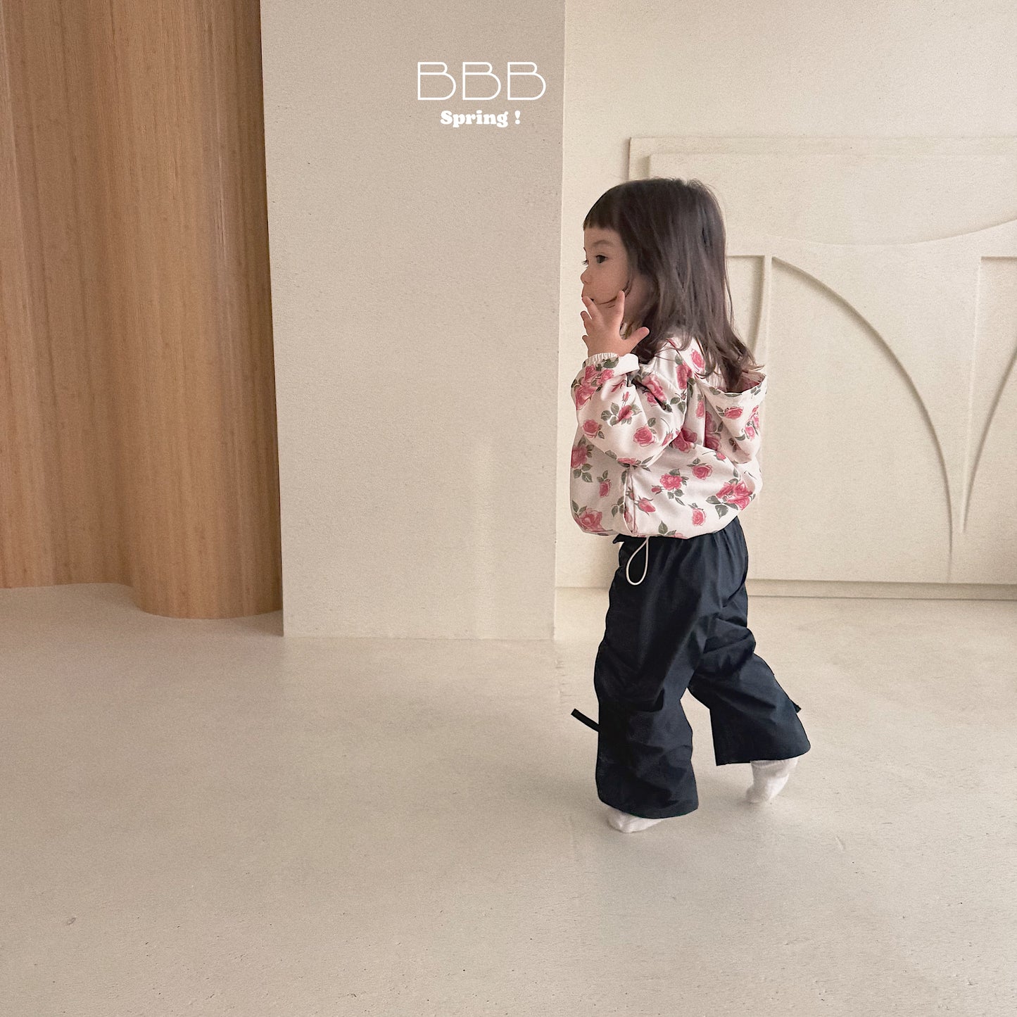 韓國童裝 26春 | BB38 Bebe Stripe Jogger Pants (70-110cm)