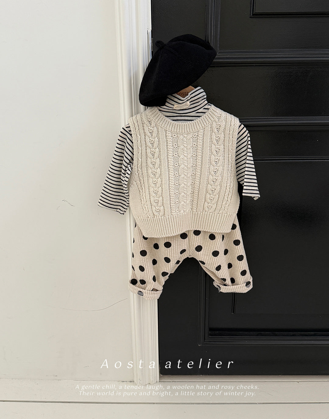 韓國童裝 25秋冬 | AO25412 Knit Vest