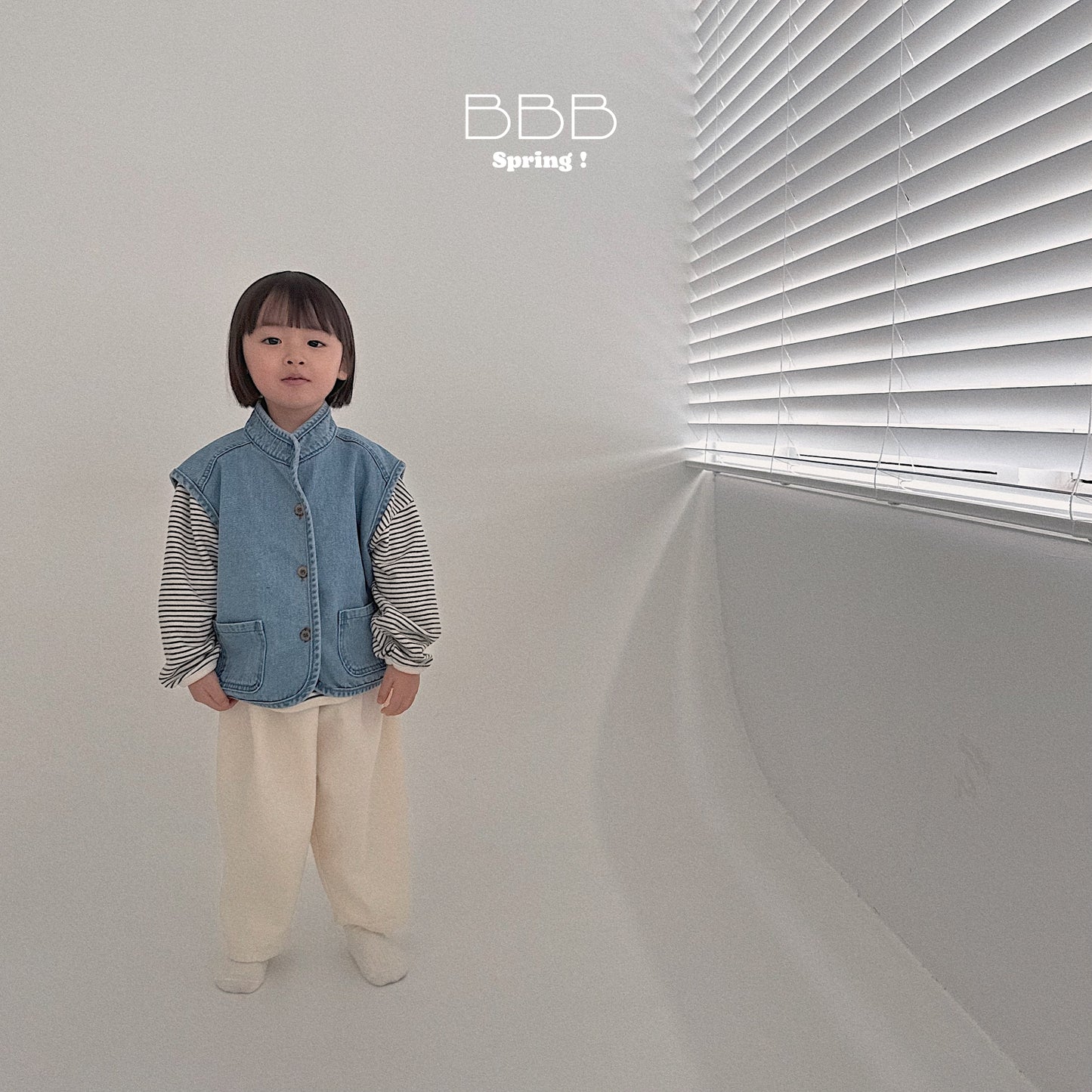 韓國童裝 26春 | BB02 Bangbang Collar T-shirt (70-130cm)