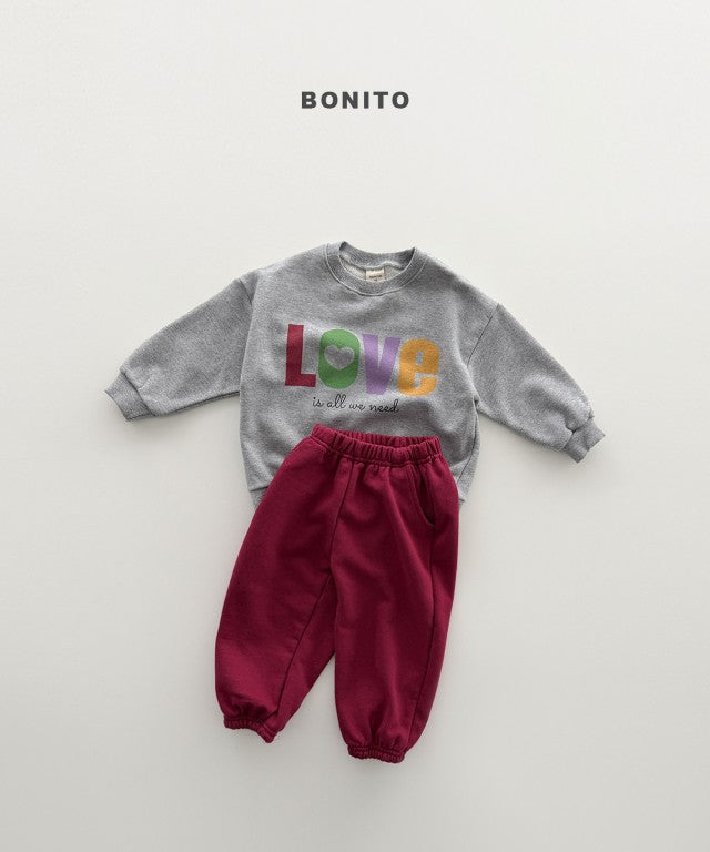 韓國童裝 26秋| BT32 Love Sweatshirt 衛衣 (80-140)