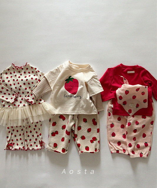 韓國童裝 26春 | AO26101 Fruit Tee