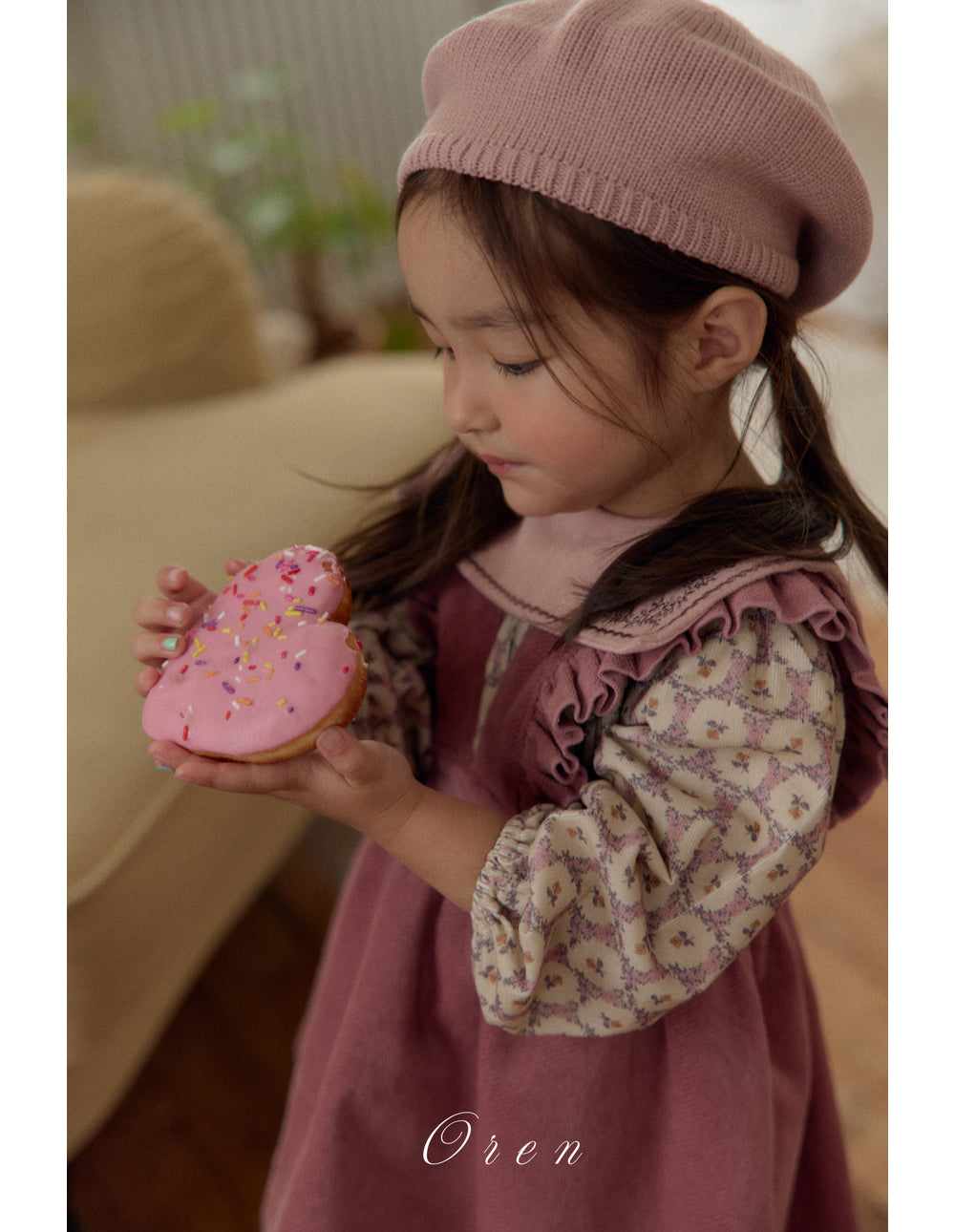 現貨▷ 韓國童裝 25秋冬 | OR25413 Nanette embroidered collar blouse