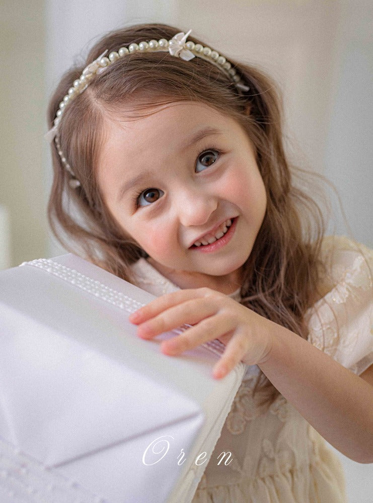 韓國童裝 26春 | OR24 Serena Pintuck Organza Dress