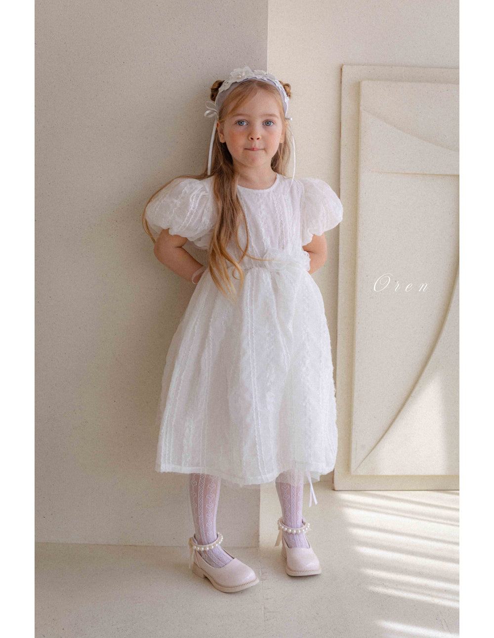 【現貨】韓國童裝 OREN Edel Pure Dress 1歲生日之選