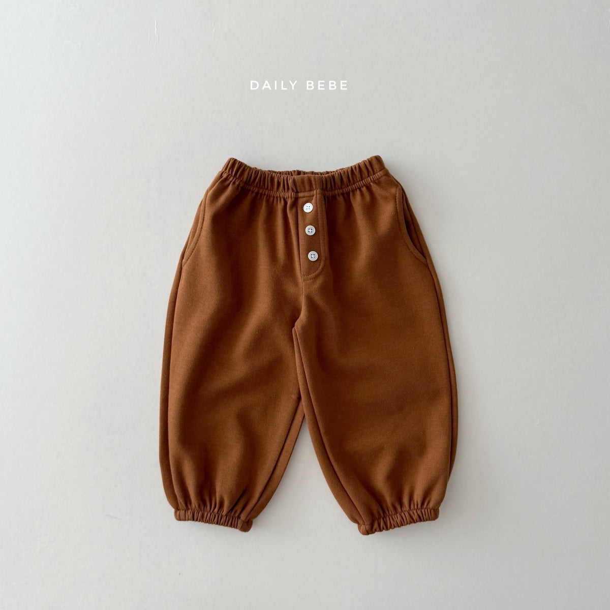 韓國童裝 26秋| DD02 Button Jogger Pants 長褲