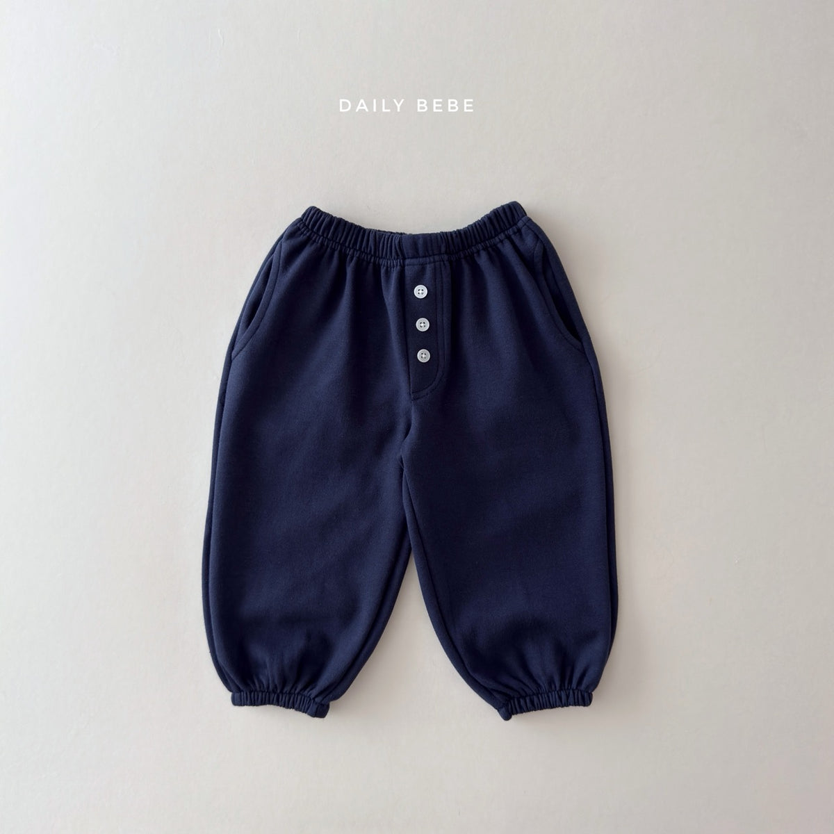 韓國童裝 26秋| DD02 Button Jogger Pants 長褲