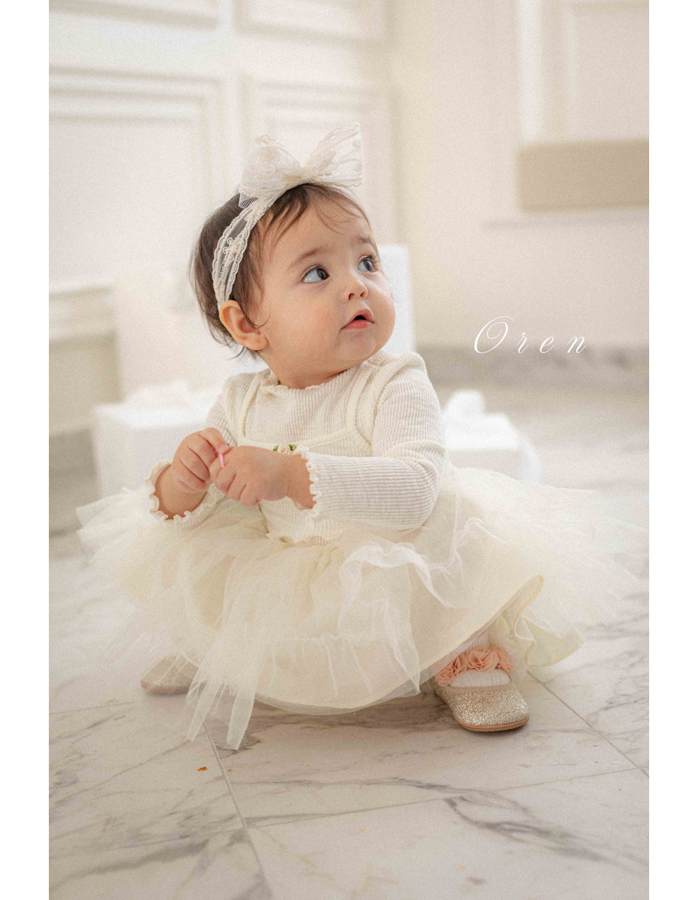 韓國童裝 26春 | OR26 Seriel Ribbed Tutu Suit