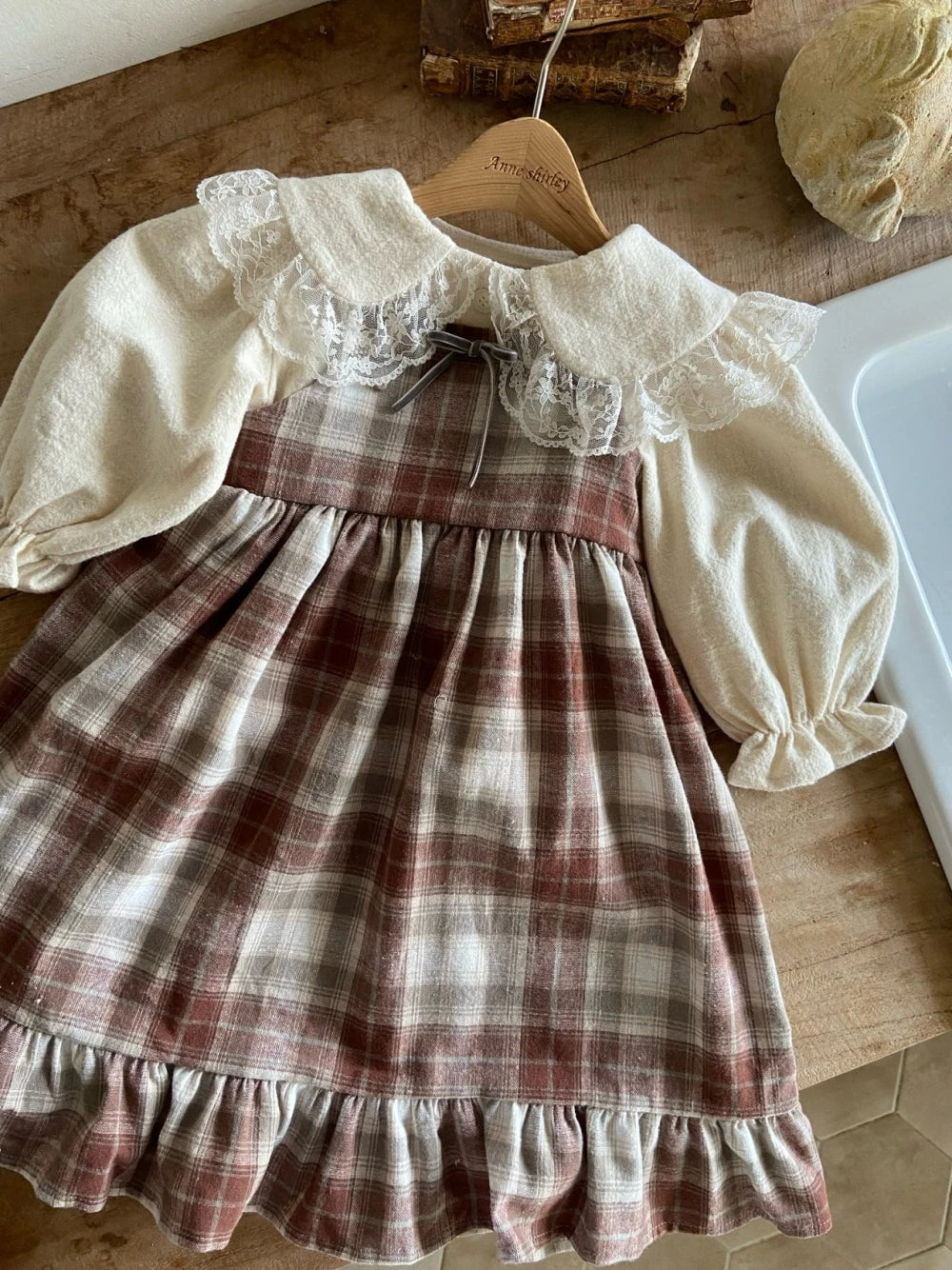 韓國童裝 26秋| AS02 Rosalie Dress (Large Check) 連身裙