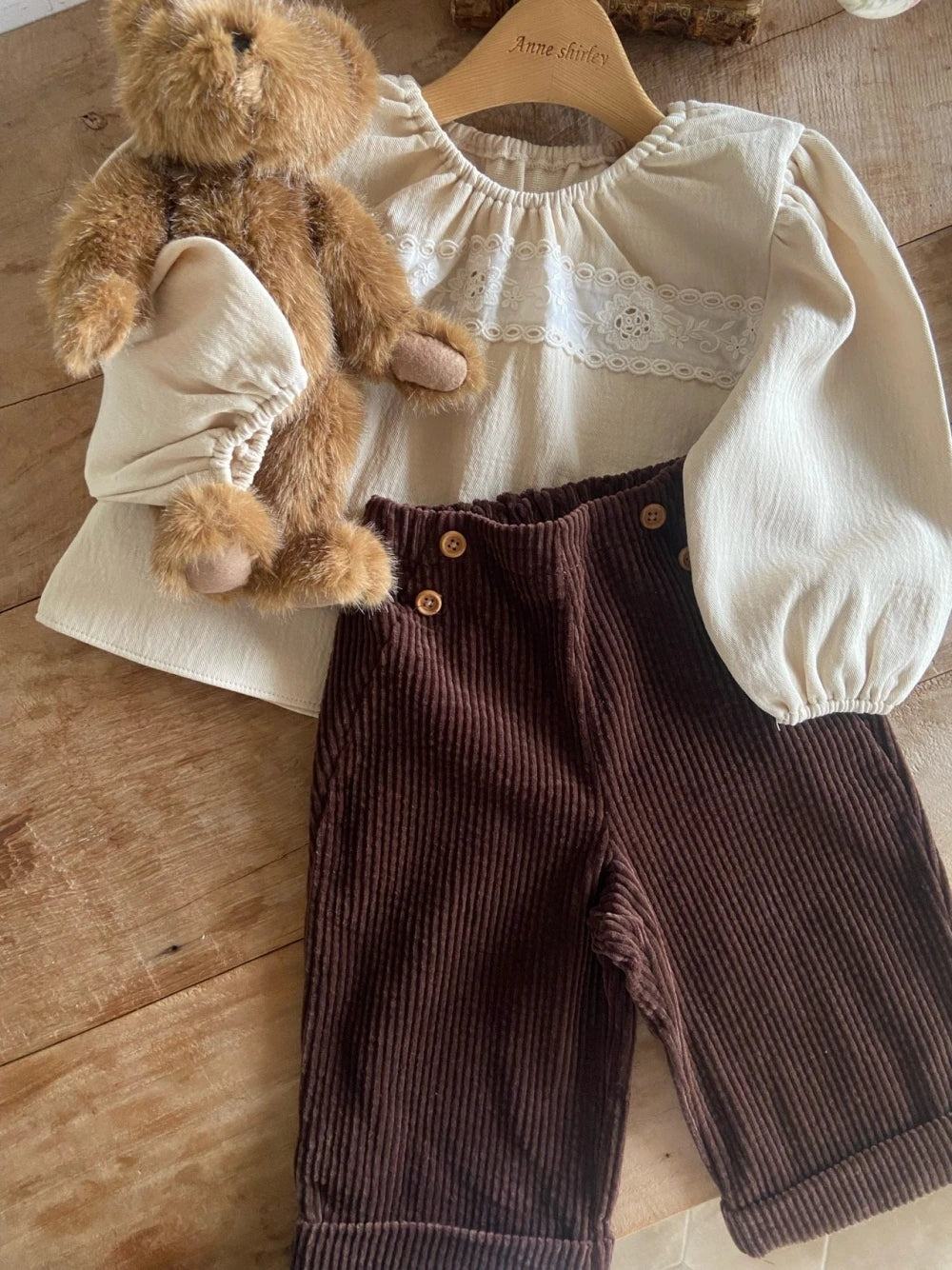 韓國童裝 26秋| AS10 Celine Corduroy Pants 褲子