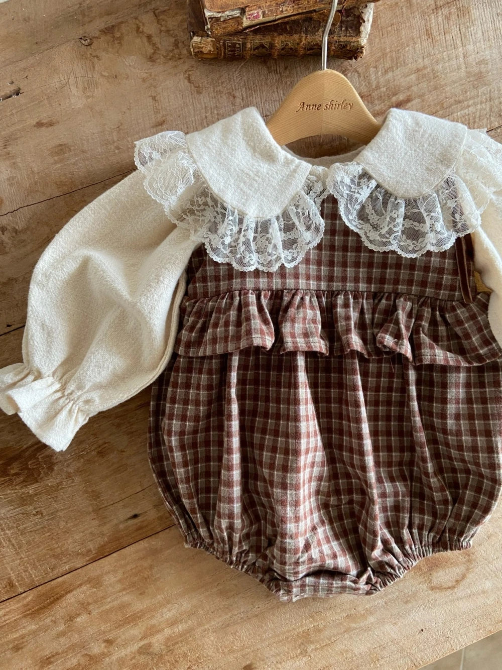 韓國童裝 26秋| AS19 Sigrid Dress / Baby Suit (Check) 連身裙