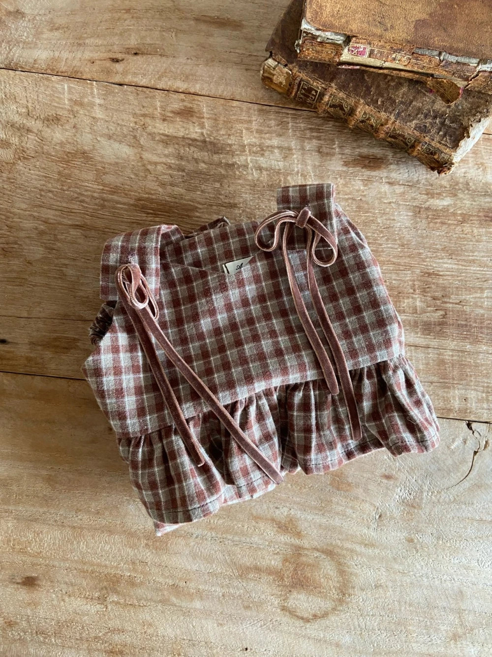 韓國童裝 26秋| AS19 Sigrid Dress / Baby Suit (Check) 連身裙