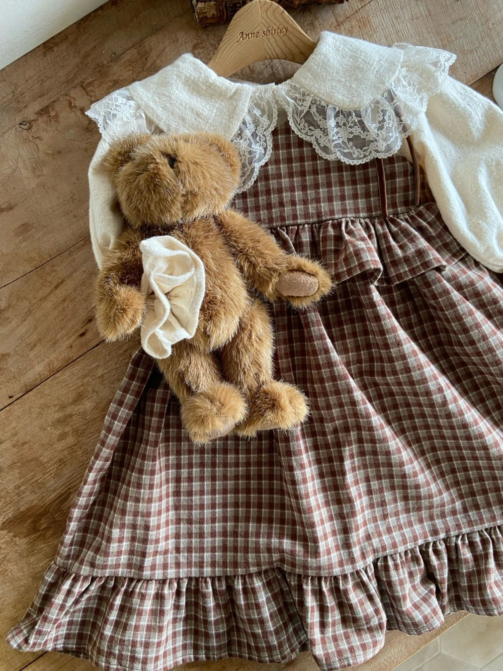 韓國童裝 26秋| AS19 Sigrid Dress / Baby Suit (Check) 連身裙
