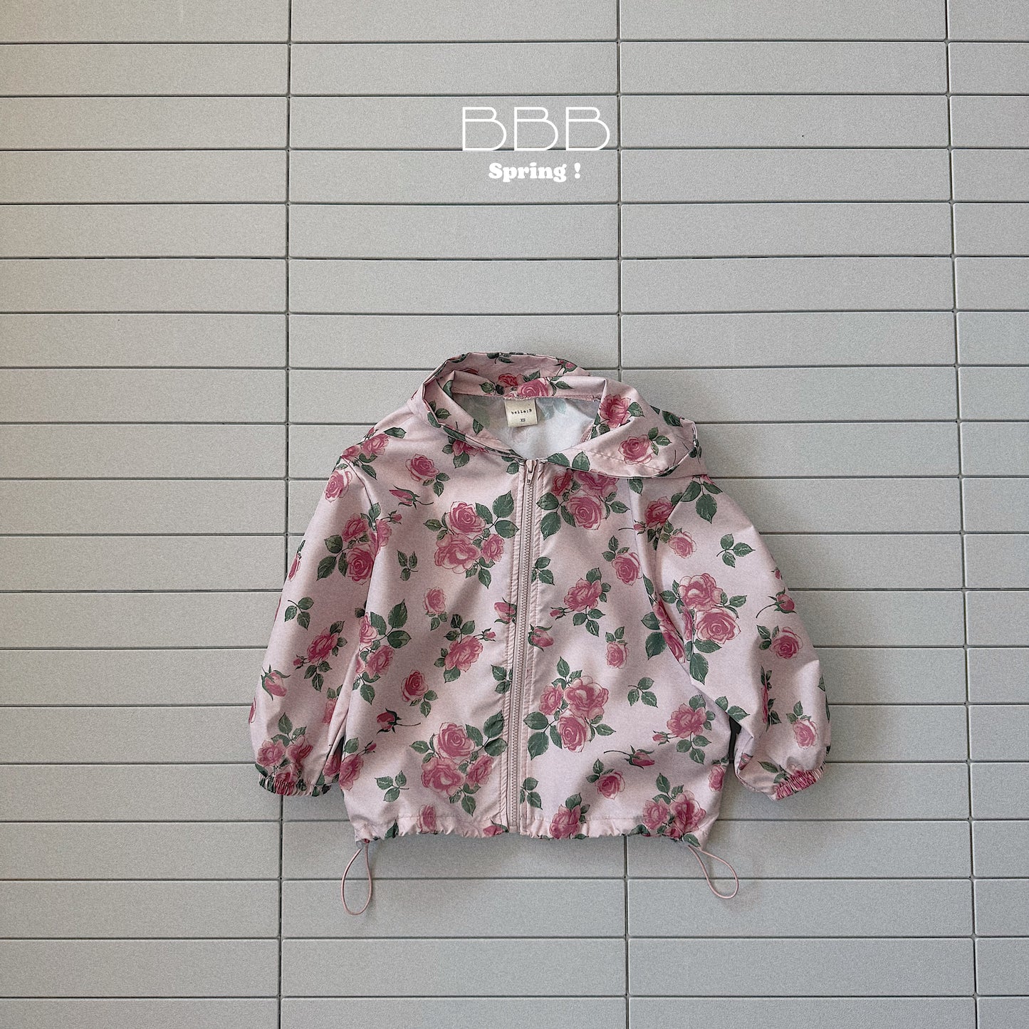 韓國童裝 26春 | BB14 Bebe Hood Flower Jumper (70-100cm)