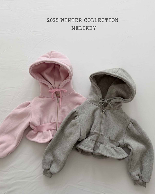 韓國童裝 25秋冬 | ME25433 Hooded Zip-up Jacket