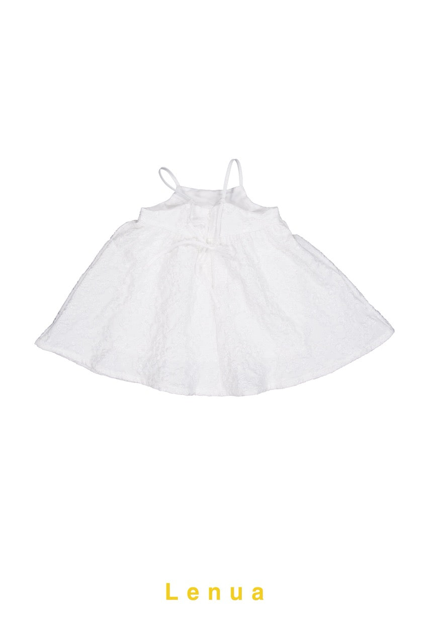 韓國童裝 26春 | LU28 Laura Jacquard Dress (80-130cm)