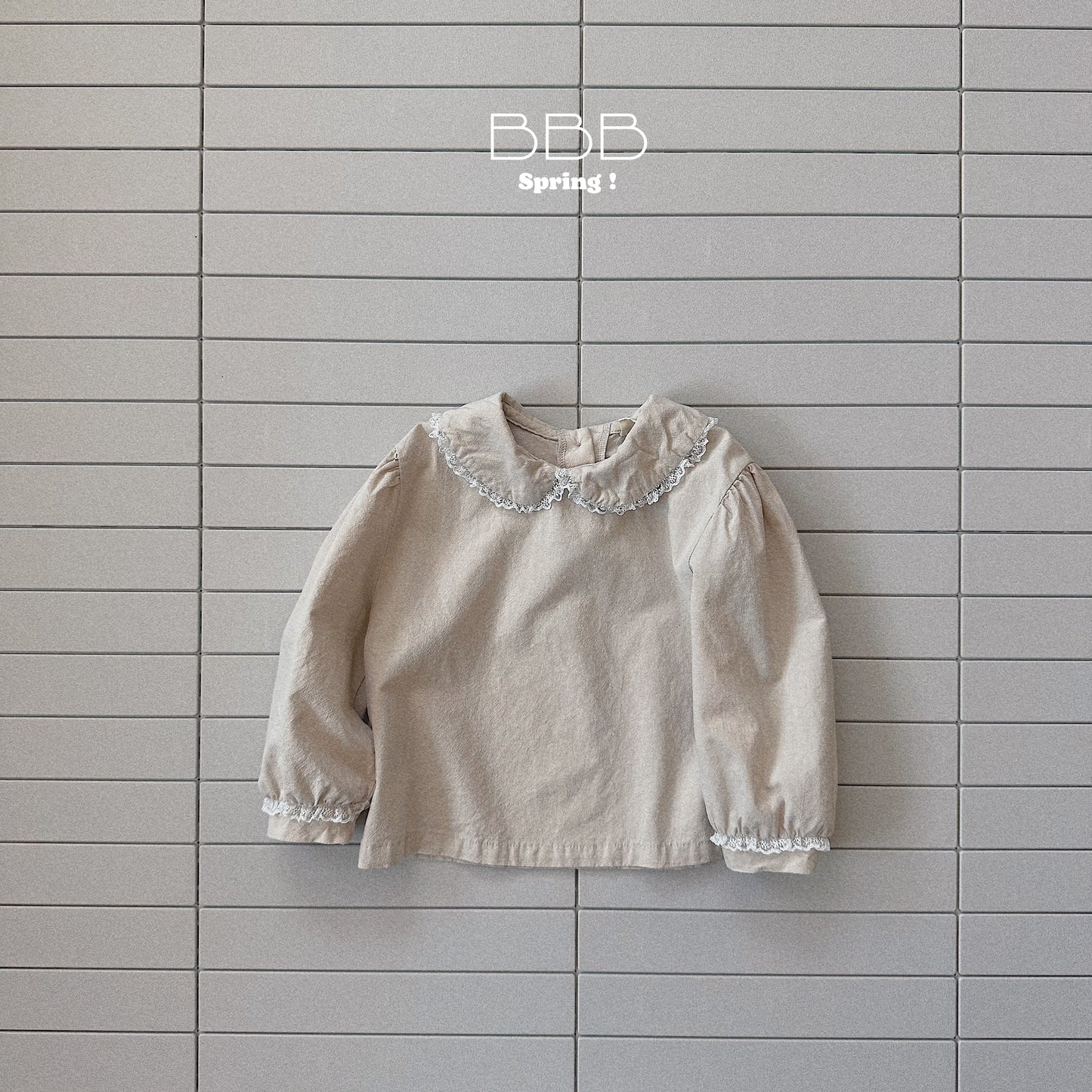 韓國童裝 26春 | BB10 Bebe Collar Blouse (70-110cm)