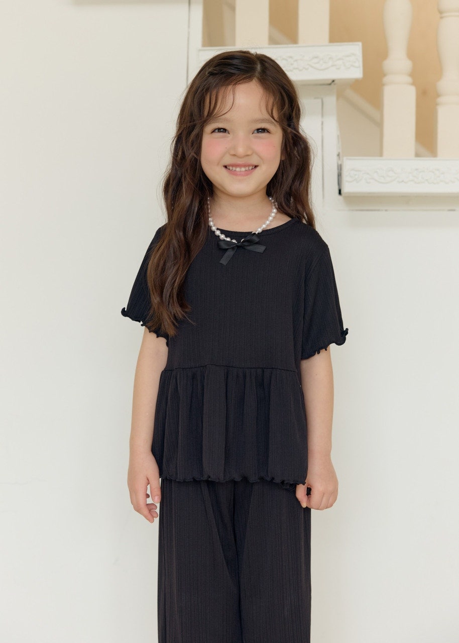 韓國童裝 26夏| DD09 Frill Pleats Set (75-140cm)