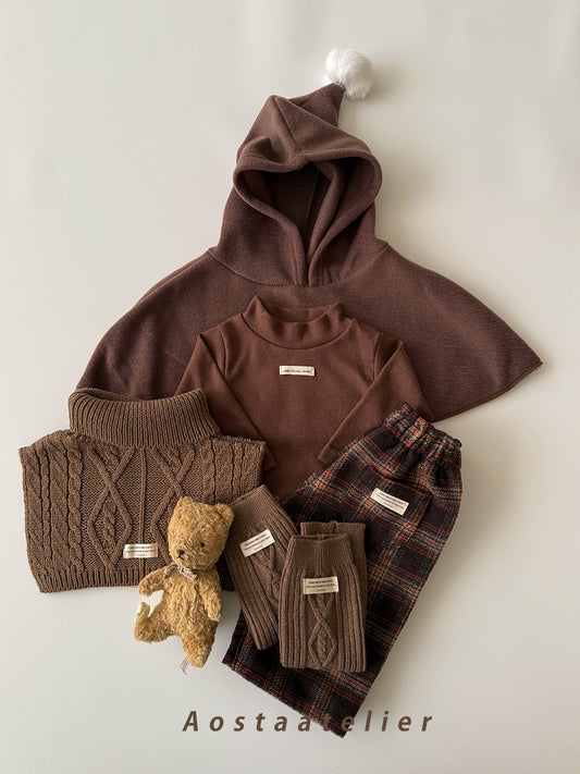 韓國童裝 25秋冬 | AO25409 Knit Neck Warm