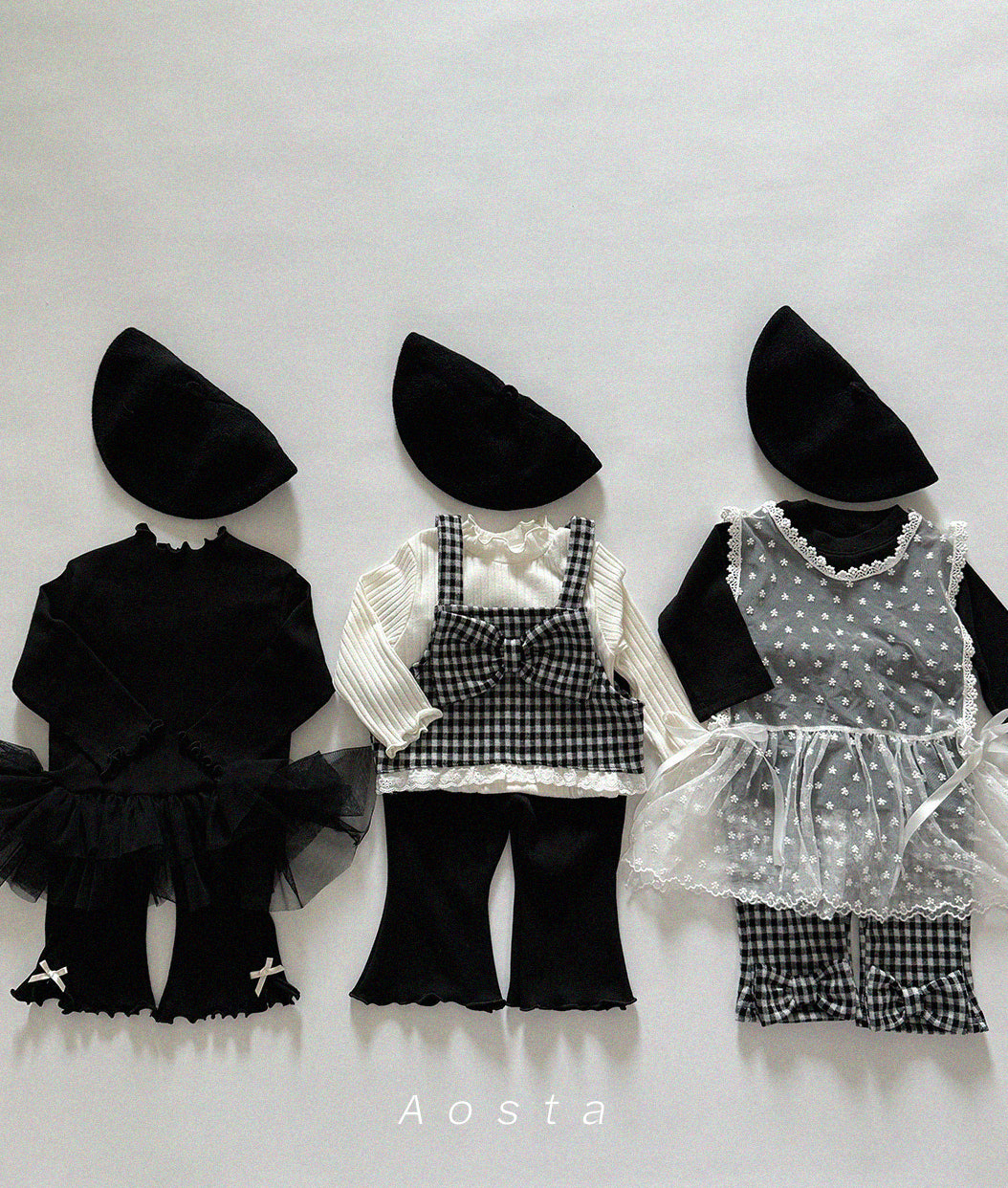 韓國童裝 26春 | AO26110 Lace Vest