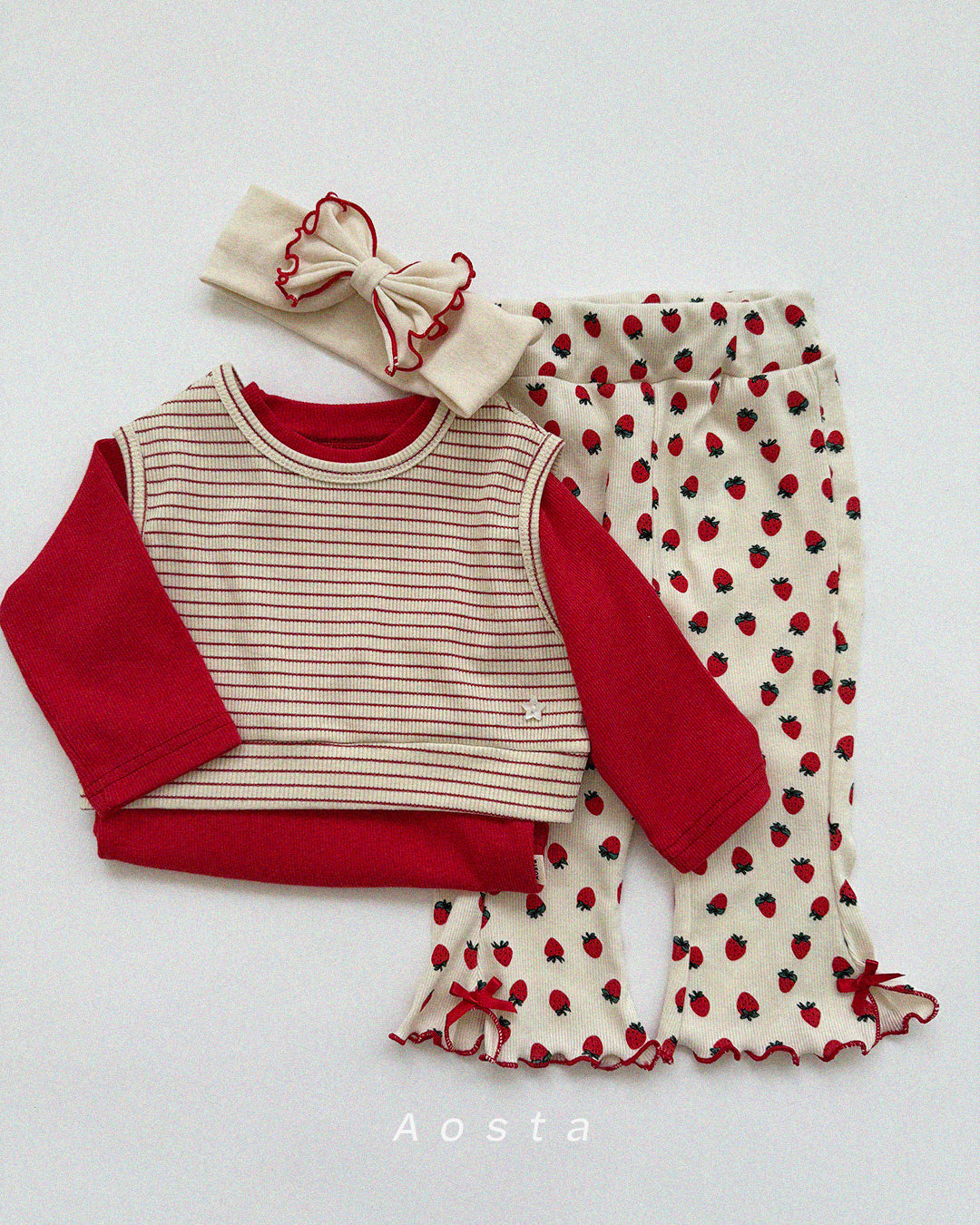 韓國童裝 26春 | AO26118 Ribbon Hairband