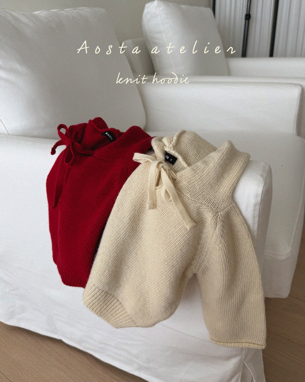 韓國童裝 26秋| AO10 Knit Cookie Hoodie 連帽衫 (70-110)